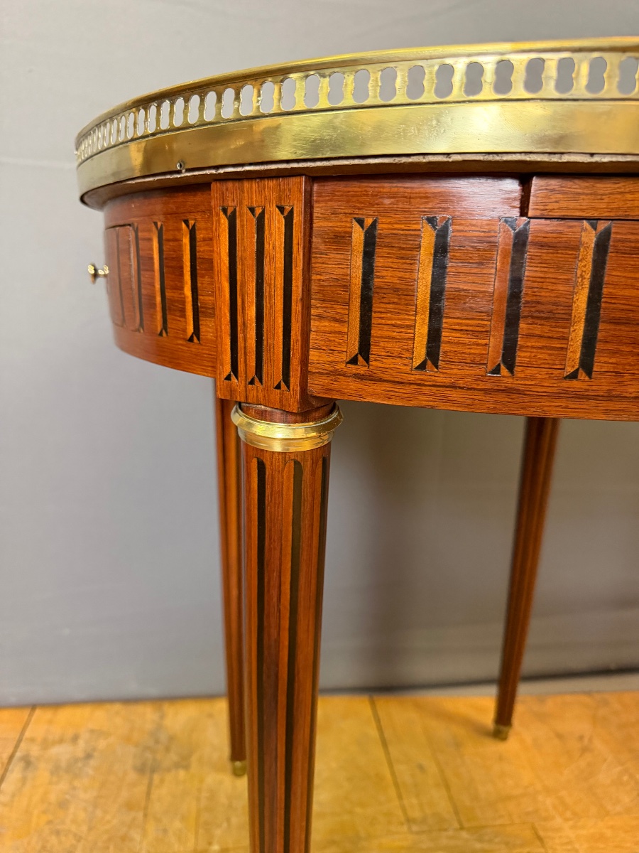 Louis XVI-style Rosewood Hot Water Bottle Table -photo-2