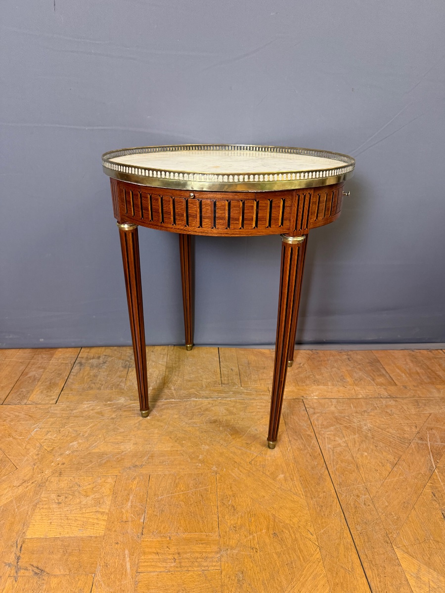 Louis XVI-style Rosewood Hot Water Bottle Table 
