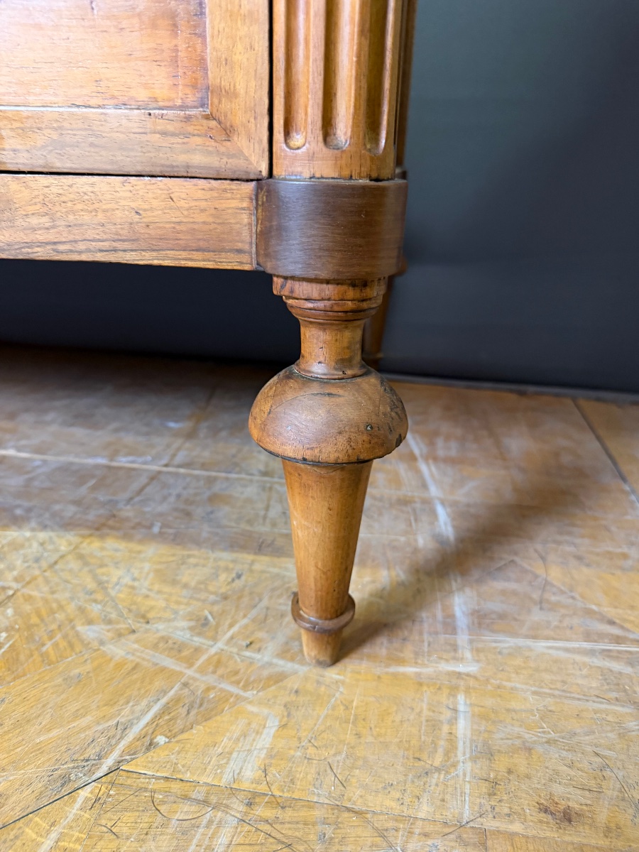 Commode d'époque Louis XVI en Noyer-photo-3