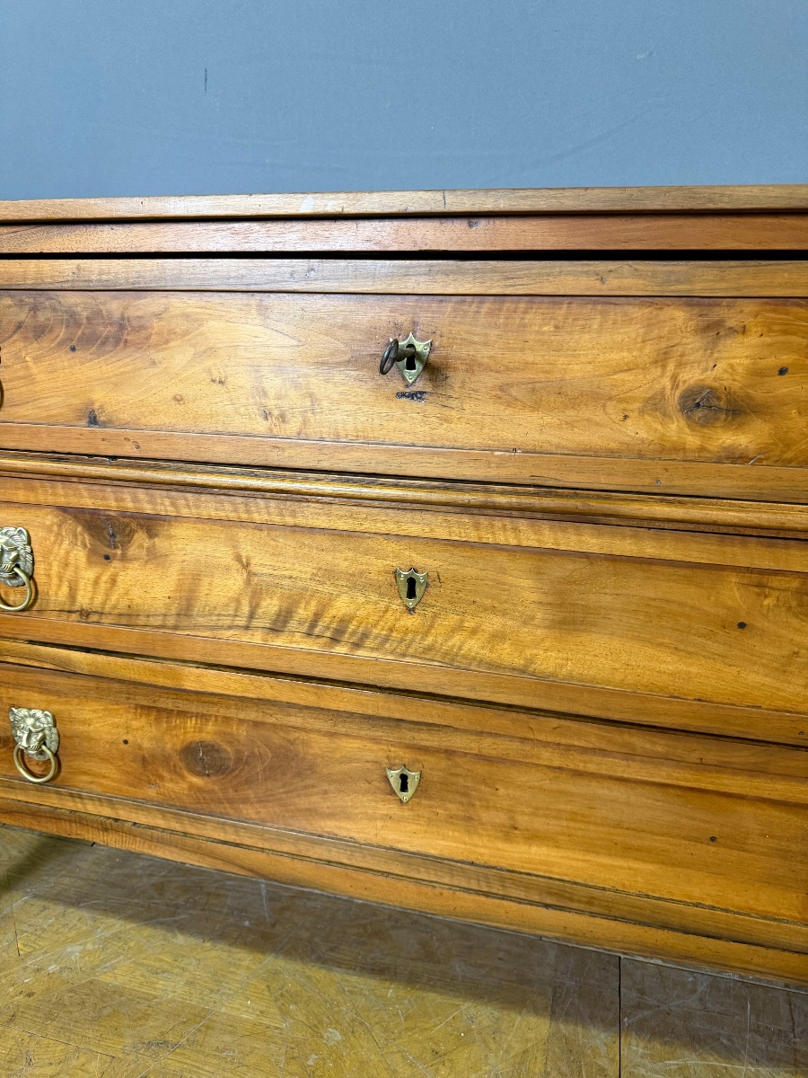 Commode d'époque Louis XVI en Noyer-photo-5