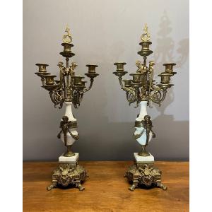 Pair Of Louis XVI Style Candlesticks