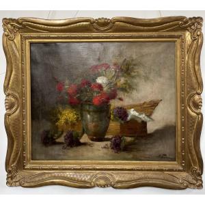 Bouquet Of Roses By Lebrun