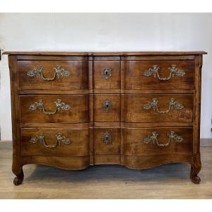 Louis XV Period Crossbow Chest Of Drawers 