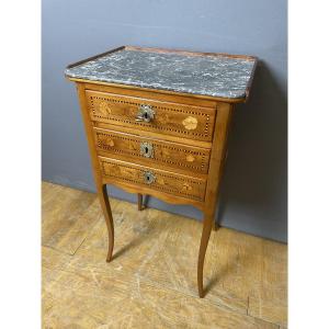 Louis XV Period Cherrywood Side Table Or Bedside Table 