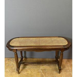 Banc de Piano en hêtre teinté vers 1925