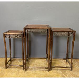 Suite Of Three Chinese-style Fifth Wheels, Circa 1900