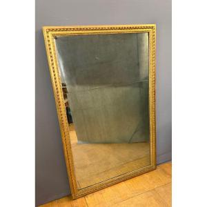 18th-century Louis XVI Gilded Wood Mirror