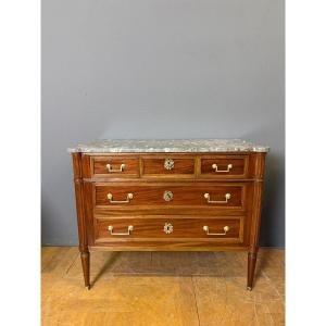Commode Louis XVI XIXème en Noyer