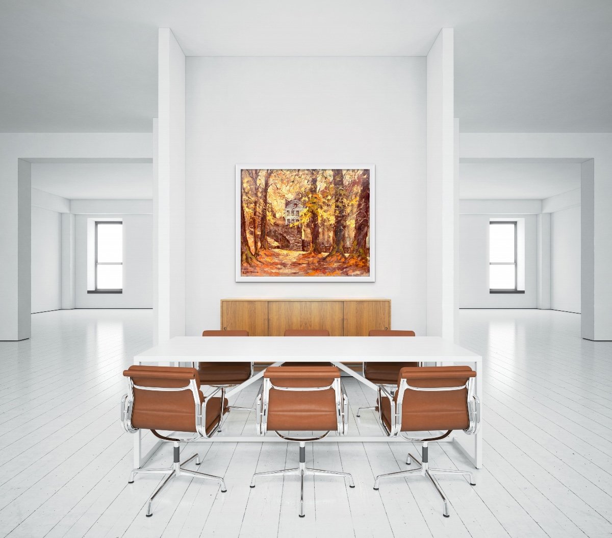 Van Der Smissen Leo, 1900 - 1966, Peintre Belge, École De Bruges, Huile Sur Toile-photo-3