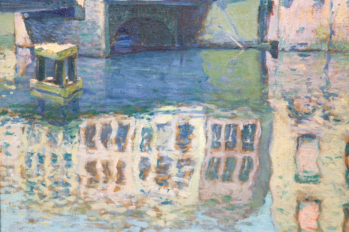 Paul Madeline (1863 – Paris – 1920) - A View Of Ghent-photo-3