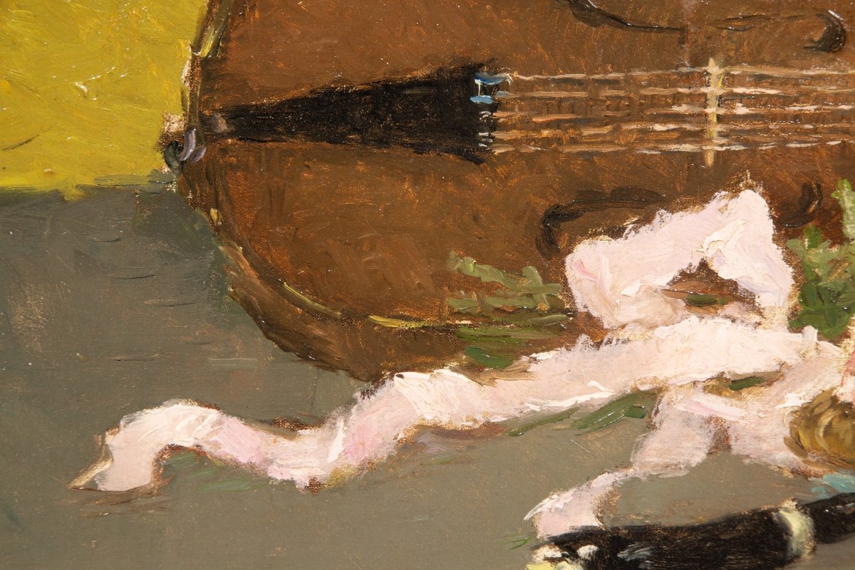 Dietz Edzard (bremen 1893 – 1963 Paris) School Of Paris - La Musique Et Les Roses-photo-7