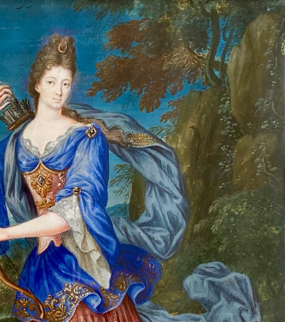 Diana, Goddess Of The Hunt - French School, Circa 1660-photo-2