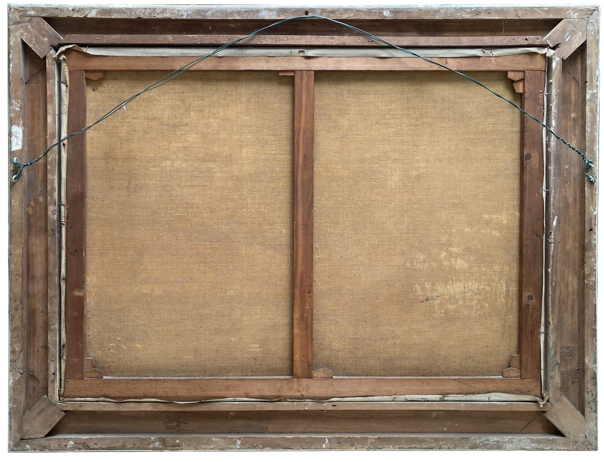 Adolphe Poot (1924 – 2006) Peintre belge - « Ferme au printemps »-photo-8