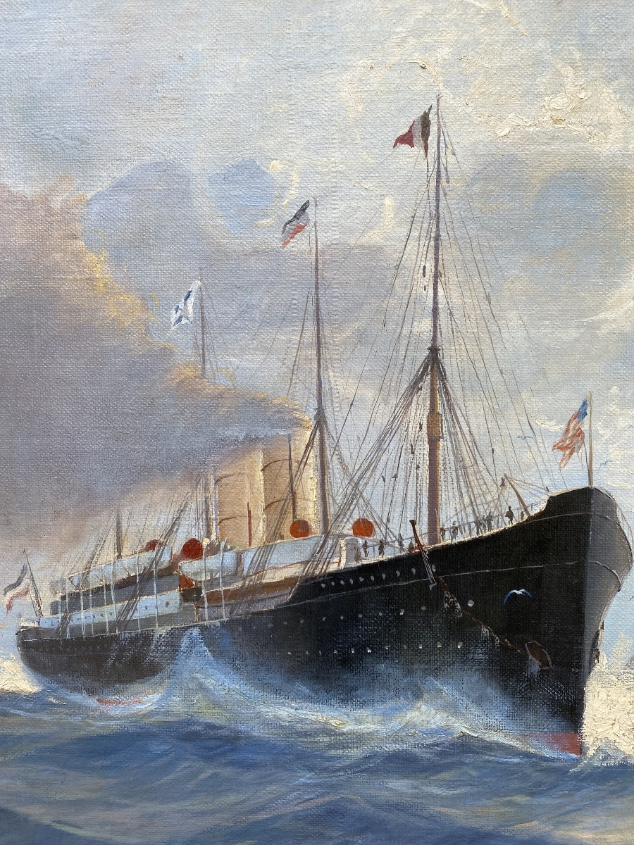 Hans Hörnigk (berlin 1878 – 1955 Leipzig) – “white Cliffs”-photo-1