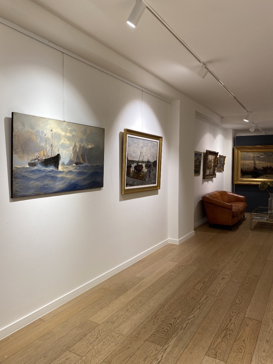 Hans Hörnigk (berlin 1878 – 1955 Leipzig) – “white Cliffs”-photo-8