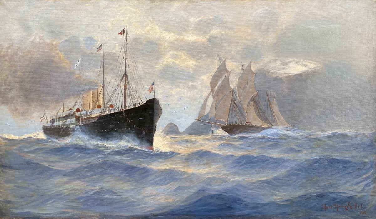 Hans Hörnigk (berlin 1878 – 1955 Leipzig) – “white Cliffs”