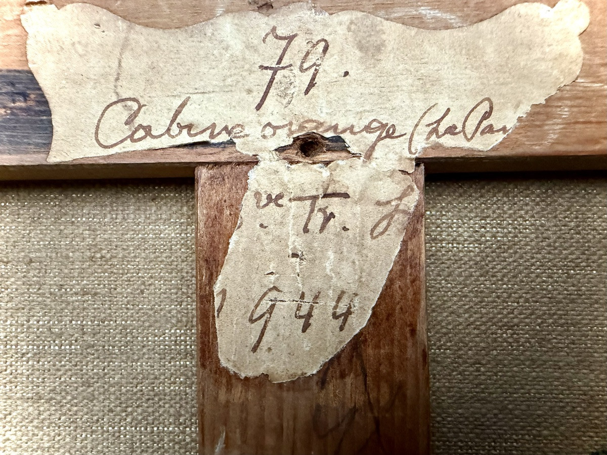 Frans Smeers (1873  – 1960) - ' Cabine de plage par une journée ensoleillée – Plage La Panne '-photo-1