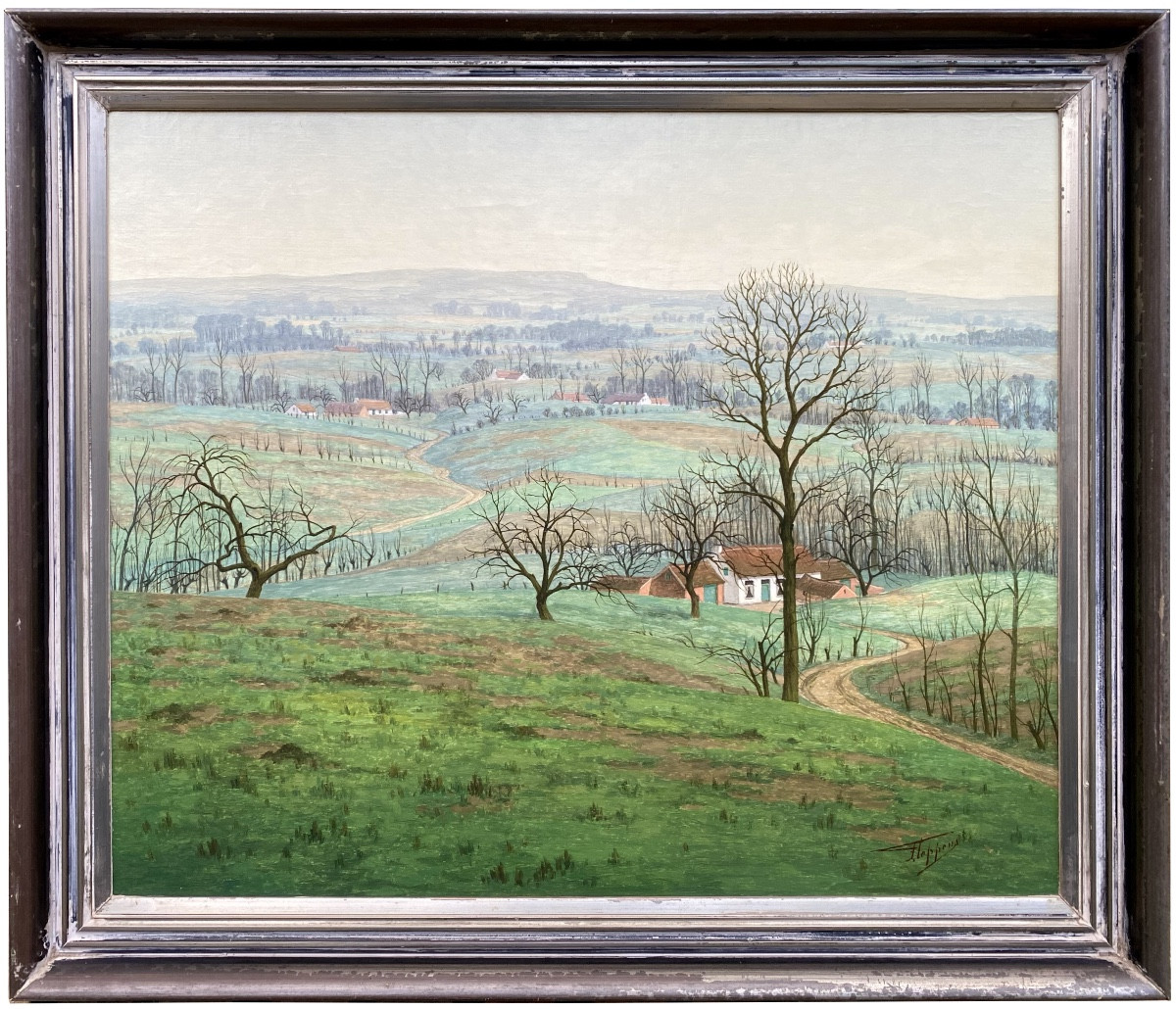 Frans Coppens (haaltert 1895 – Aalst 1974) - “flemish Landscape”