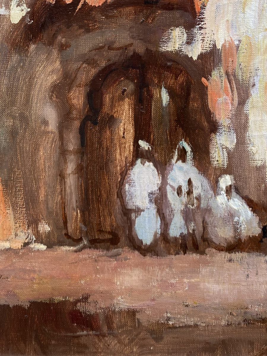 Henri Joseph Pauwels (1903 – 1983) - Scène de rue orientale-photo-3