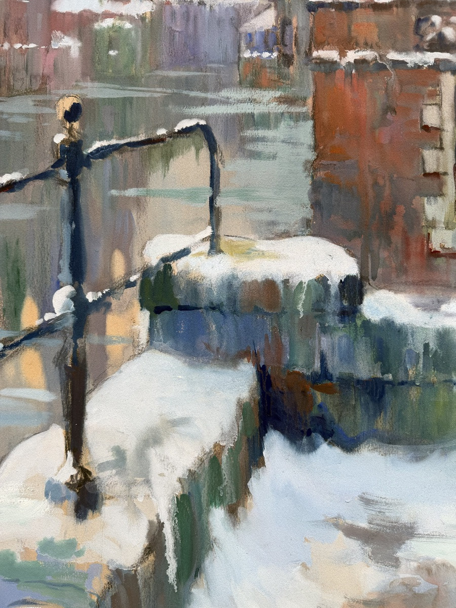 Jules Van De Leene ( 1887 – 1962 ) - ' The Belfry Of Bruges '-photo-1