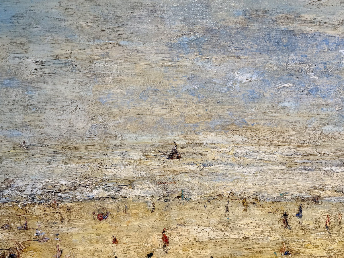 Henri Victor Wolvens ( Brussels 1896 – 1977 Bruges ) - Beach And Sea On The North Sea, 1962-photo-5