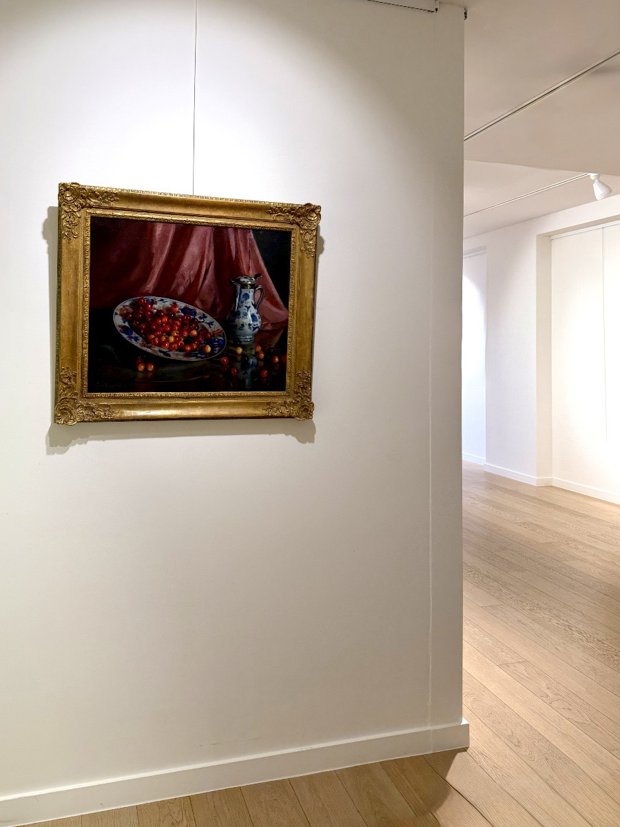 Jan Van Puyenbroeck ( 1887 – 1972 ) -  ' Nature morte aux cerises '-photo-8