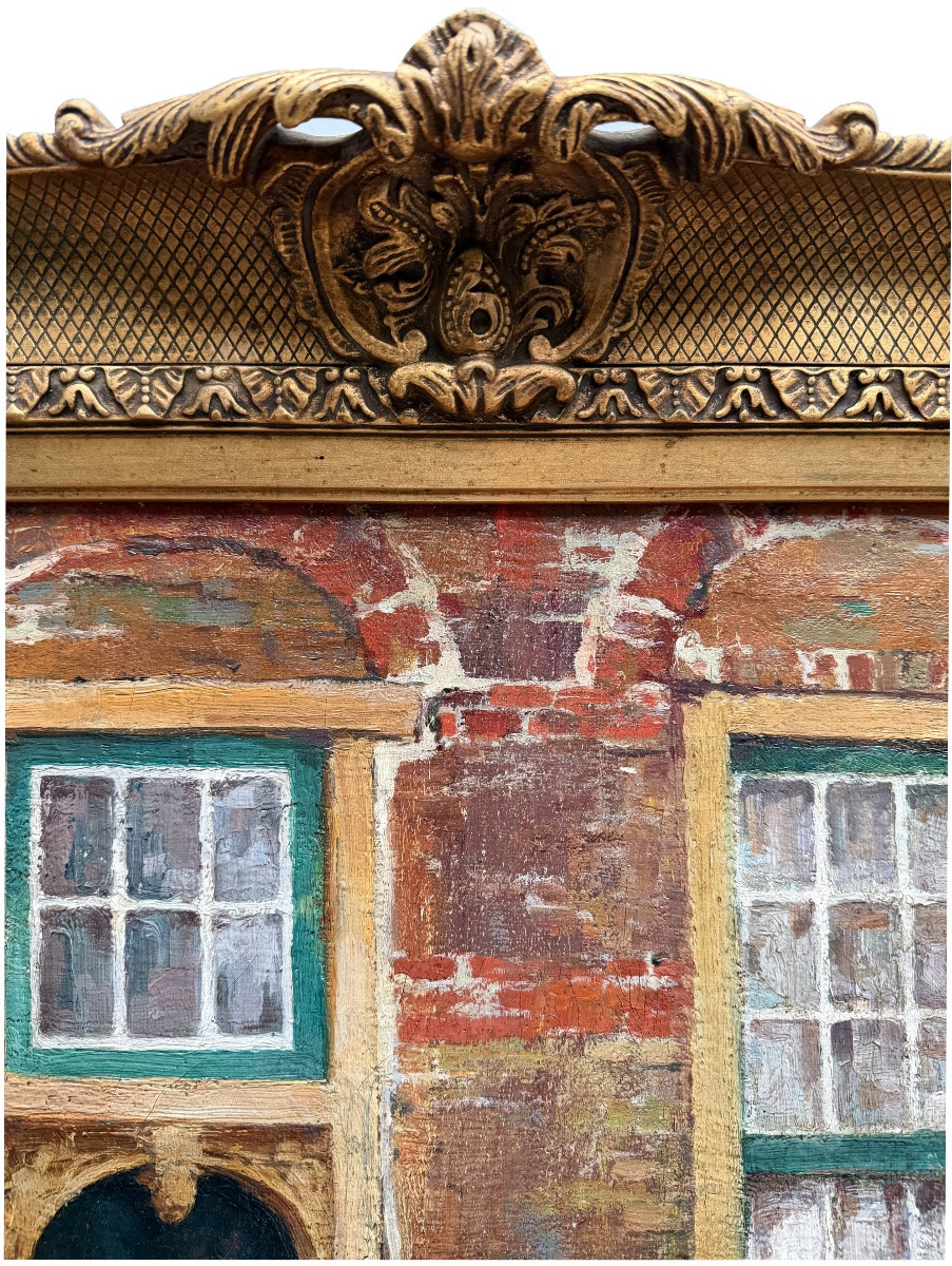 Julien Célos (1884 – Antwerp – 1953) - ' Mother And Child In Zeeland '-photo-3