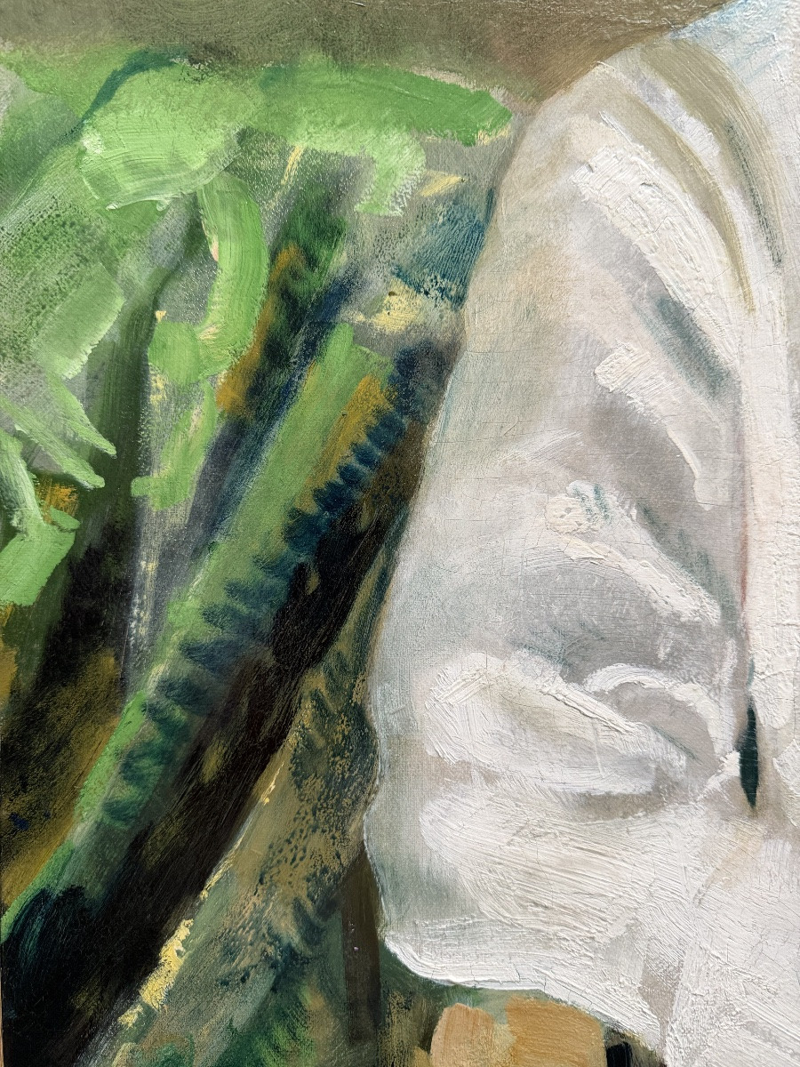 Charles Joseph Watelet ( Beauraing 1867 – 1954 Brussels ) - ' Lady In White '-photo-3