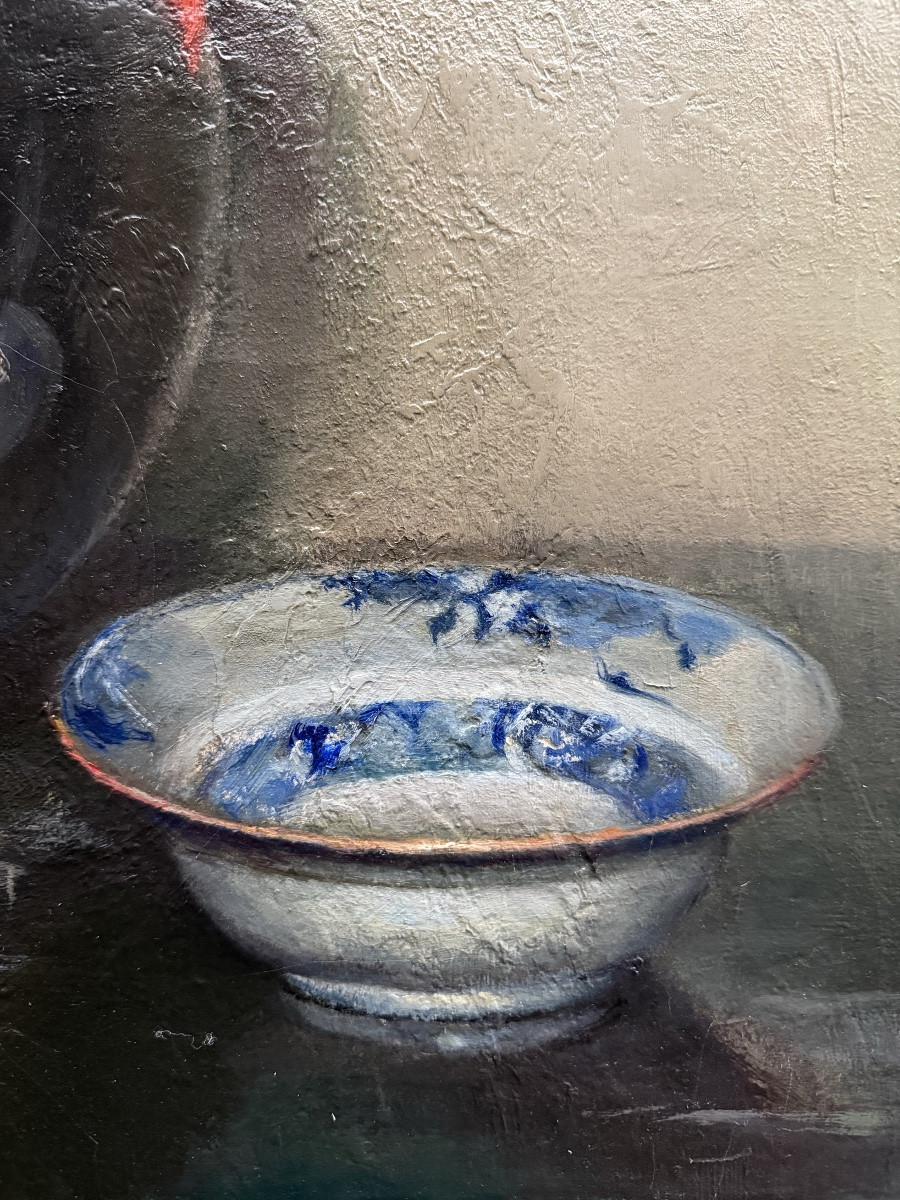 Robertine Devooght ( 1904 – Bruges – 1979 ) - « Le Vase Noir »-photo-7