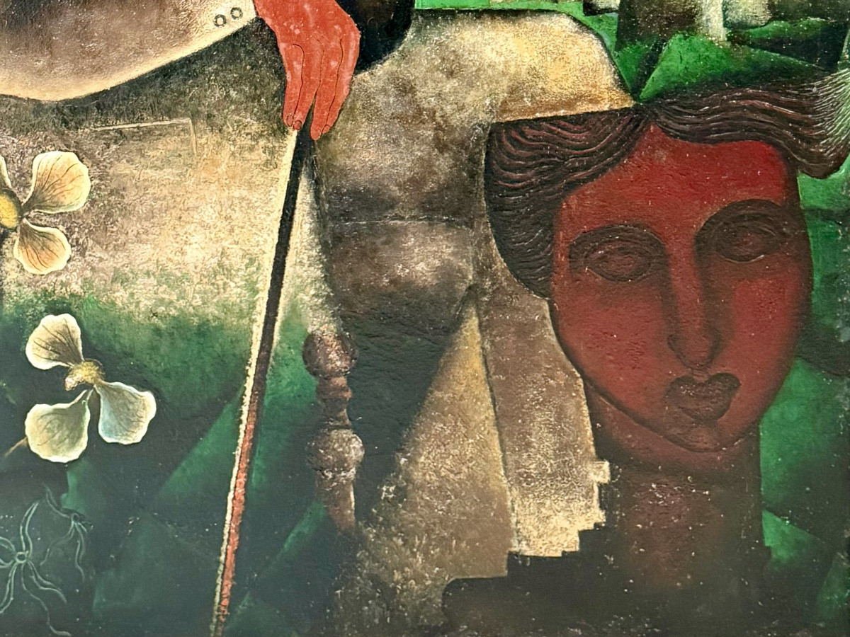 Marc Mendelson ( London 1915 - 2013 Brussels ) -  ' Red Violinist '-photo-7