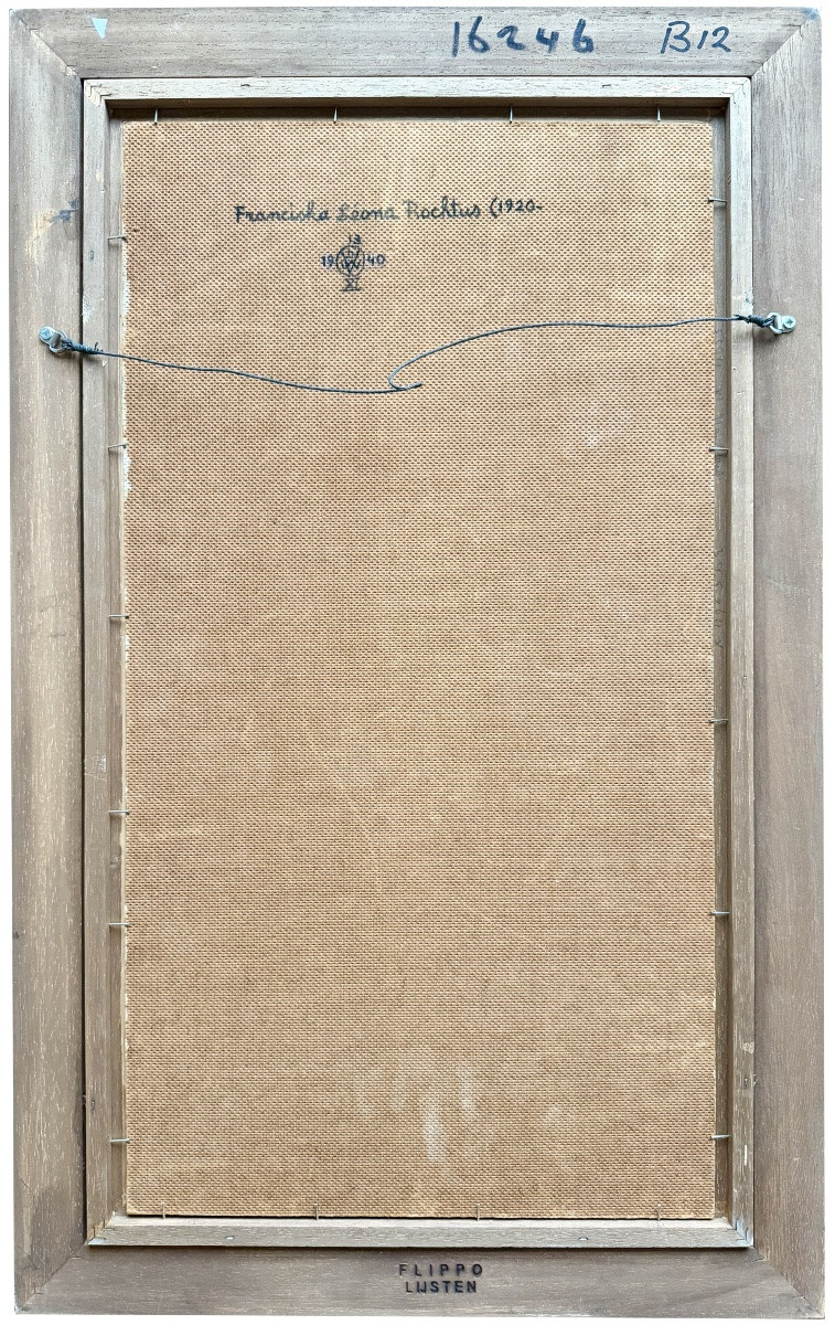 Omer Van De Weyer ( Louvain 1910 - ? ) - ' The Voice Of The Shell - Franciska Léona Rochtus '-photo-3