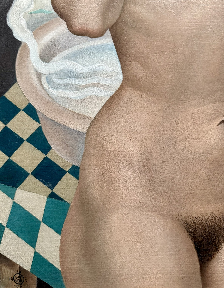 Omer Van De Weyer ( Louvain 1910 - ? ) - ' The Voice Of The Shell - Franciska Léona Rochtus '-photo-8