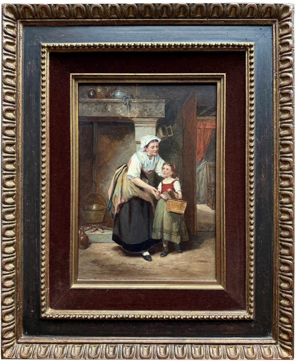 Léon Émile Caille ( Merville 1836 – 1907 Paris ) - « La Pomme du Soin »