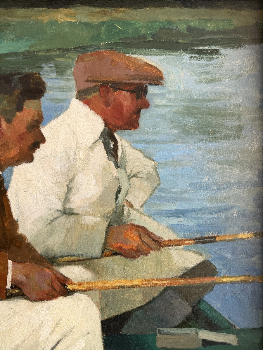 René De Pauw (1887 - 1946) - 'a Memorable Fishing Trip'-photo-4