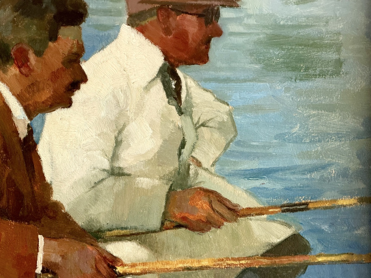 René De Pauw (1887 - 1946) - 'a Memorable Fishing Trip'-photo-6