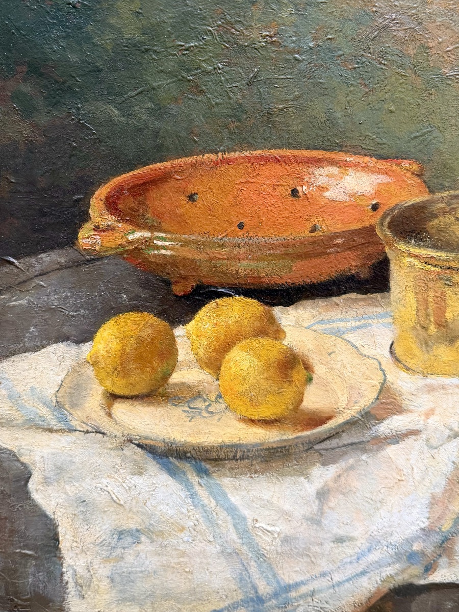 Georges Van Puyenbroeck (1906 – Antwerp – 1982) - 'La Table du Pêcheur, 1940'-photo-3