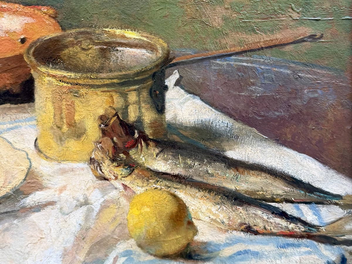 Georges Van Puyenbroeck (1906 – Antwerp – 1982) - 'La Table du Pêcheur, 1940'-photo-4