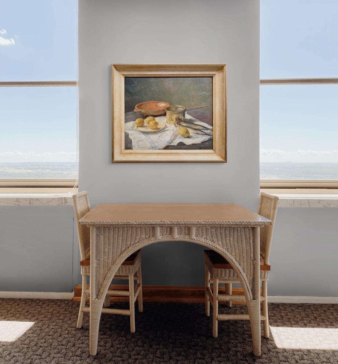 Georges Van Puyenbroeck (1906 – Antwerp – 1982) - 'La Table du Pêcheur, 1940'-photo-8