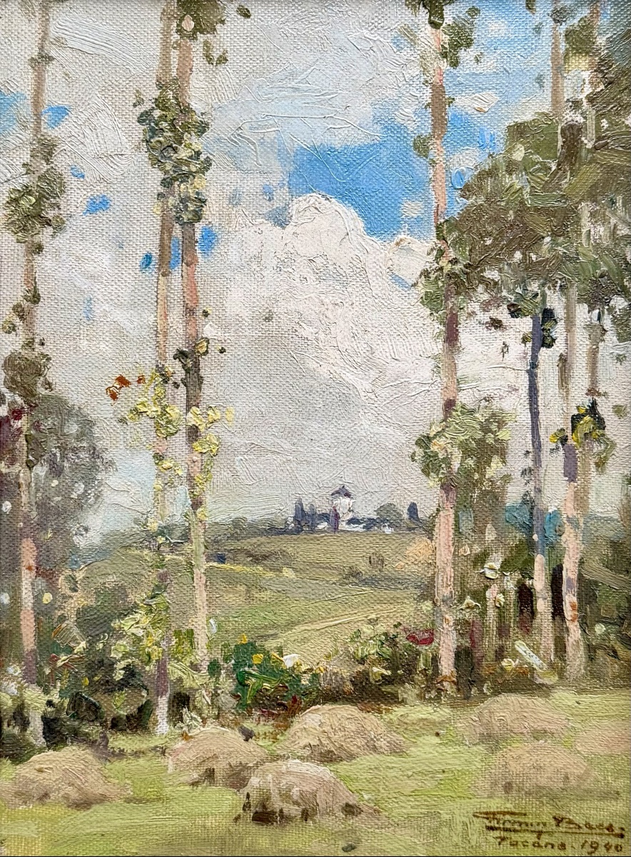 Firmin Baes (1874 – 1943) - ' La Route de Toscane – Toscana, 1940 '-photo-2