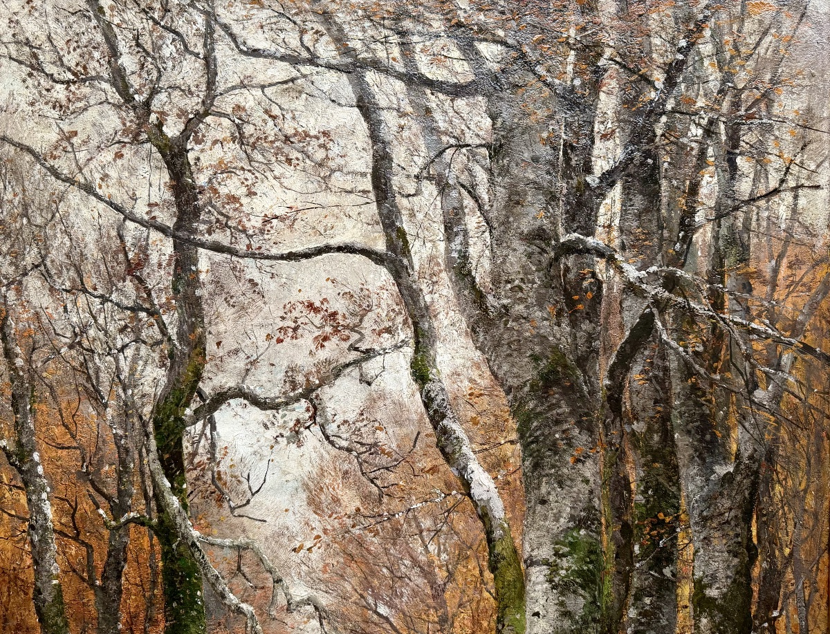 Gustav Adolf Schweitzer  (1847 – 1914) -  « Le silence de l’hiver – Düsseldorf, 1894 »-photo-3
