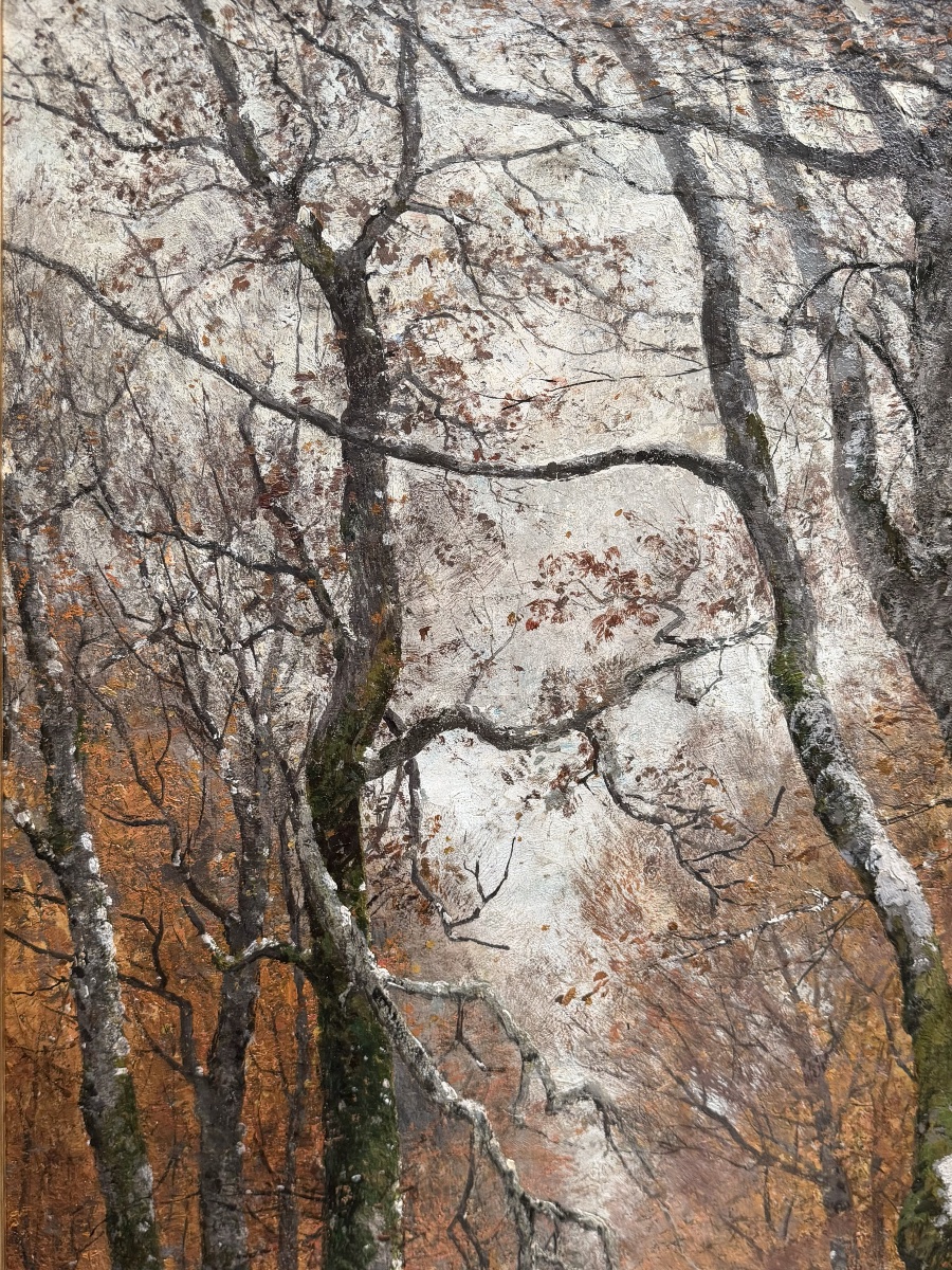 Gustav Adolf Schweitzer  (1847 – 1914) -  « Le silence de l’hiver – Düsseldorf, 1894 »-photo-5