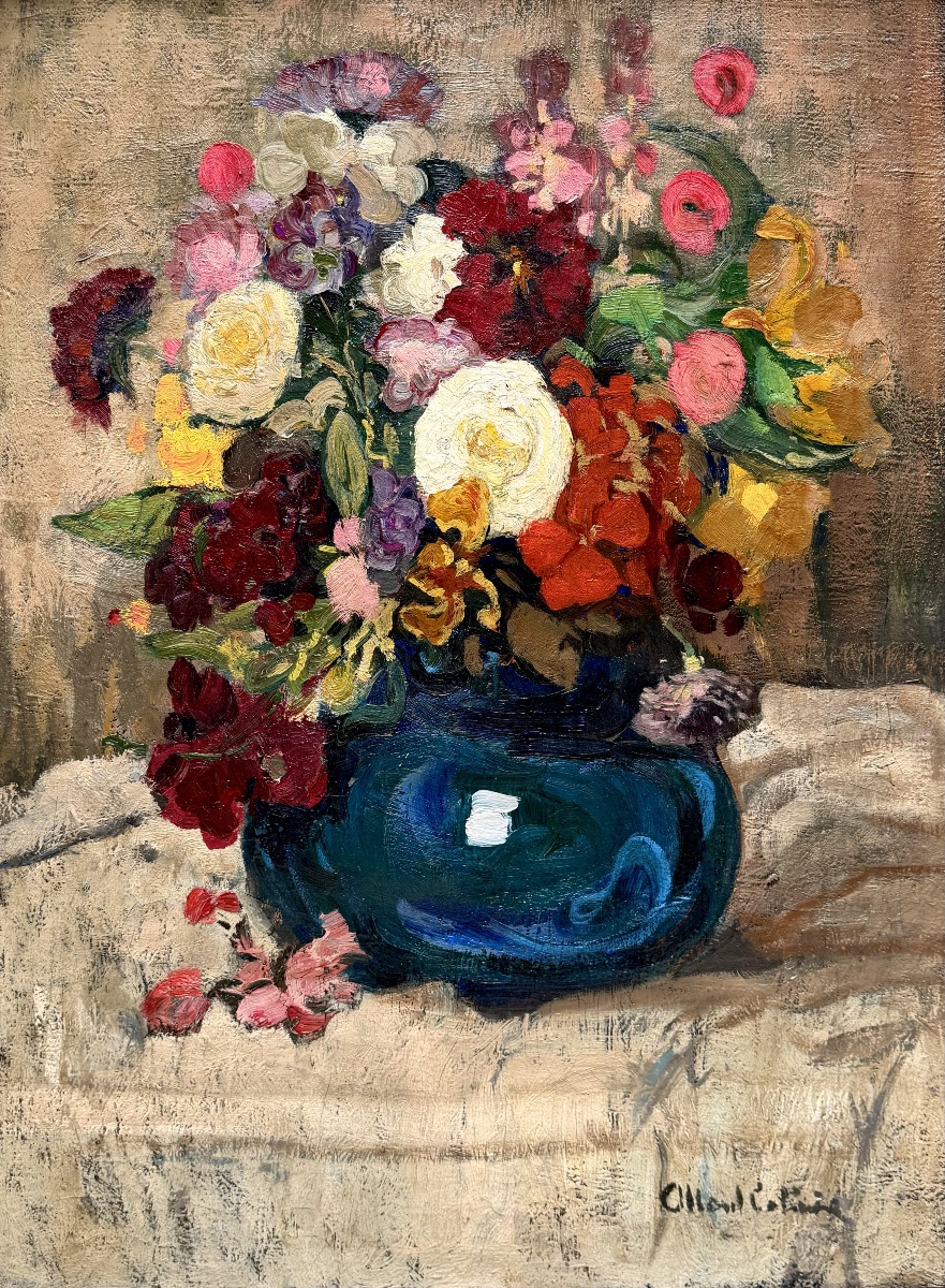 Fernand Allard l'Olivier (1883 - 1933) - 'bouquet Of Summer Flowers'-photo-2