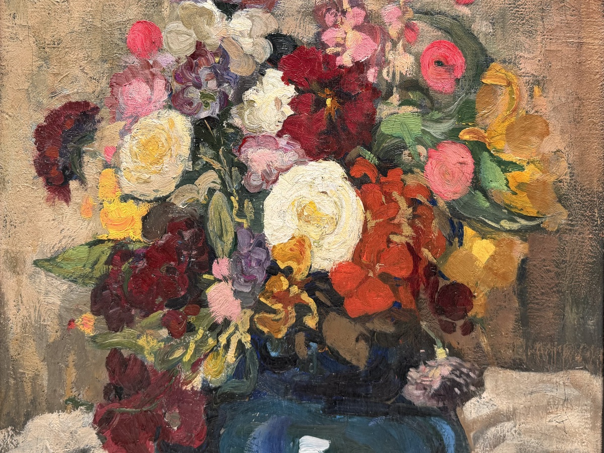 Fernand Allard l'Olivier (1883 - 1933) - 'bouquet Of Summer Flowers'-photo-3