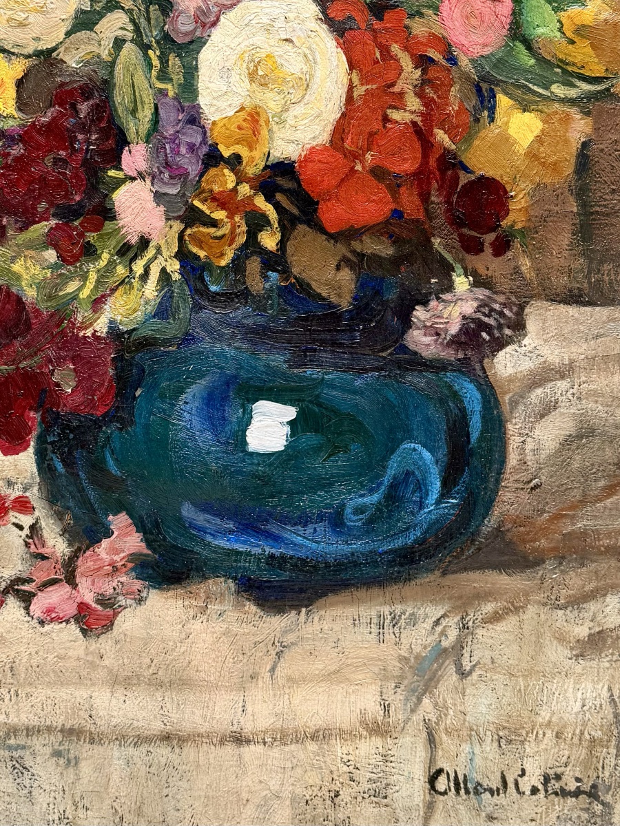 Fernand Allard l'Olivier (1883 - 1933) - 'bouquet Of Summer Flowers'-photo-2