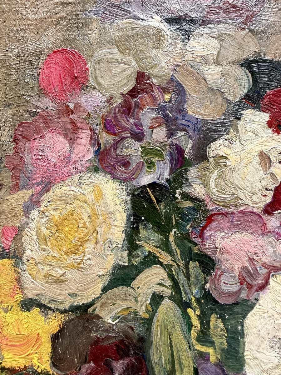 Fernand Allard l'Olivier (1883 - 1933) - 'bouquet Of Summer Flowers'-photo-6