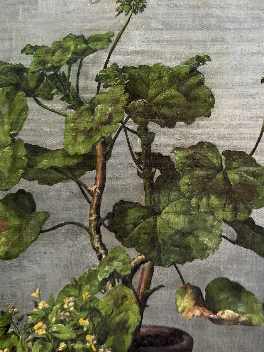 Fritz Hanno (1861 – Antwerp – 1921) - 'flower Arrangement'-photo-3