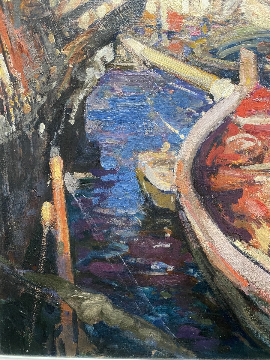 Fernand Allard L’olivier (1883–1933) – ' Harbor Scene – Port Of Palermo '-photo-2