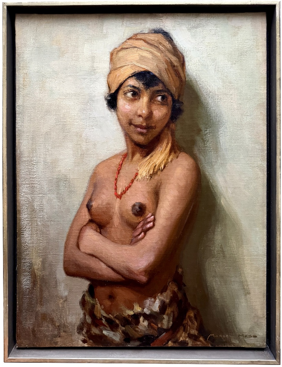 Marcel Hess (1873–1948) -  “ Oriental Girl In Turban ”