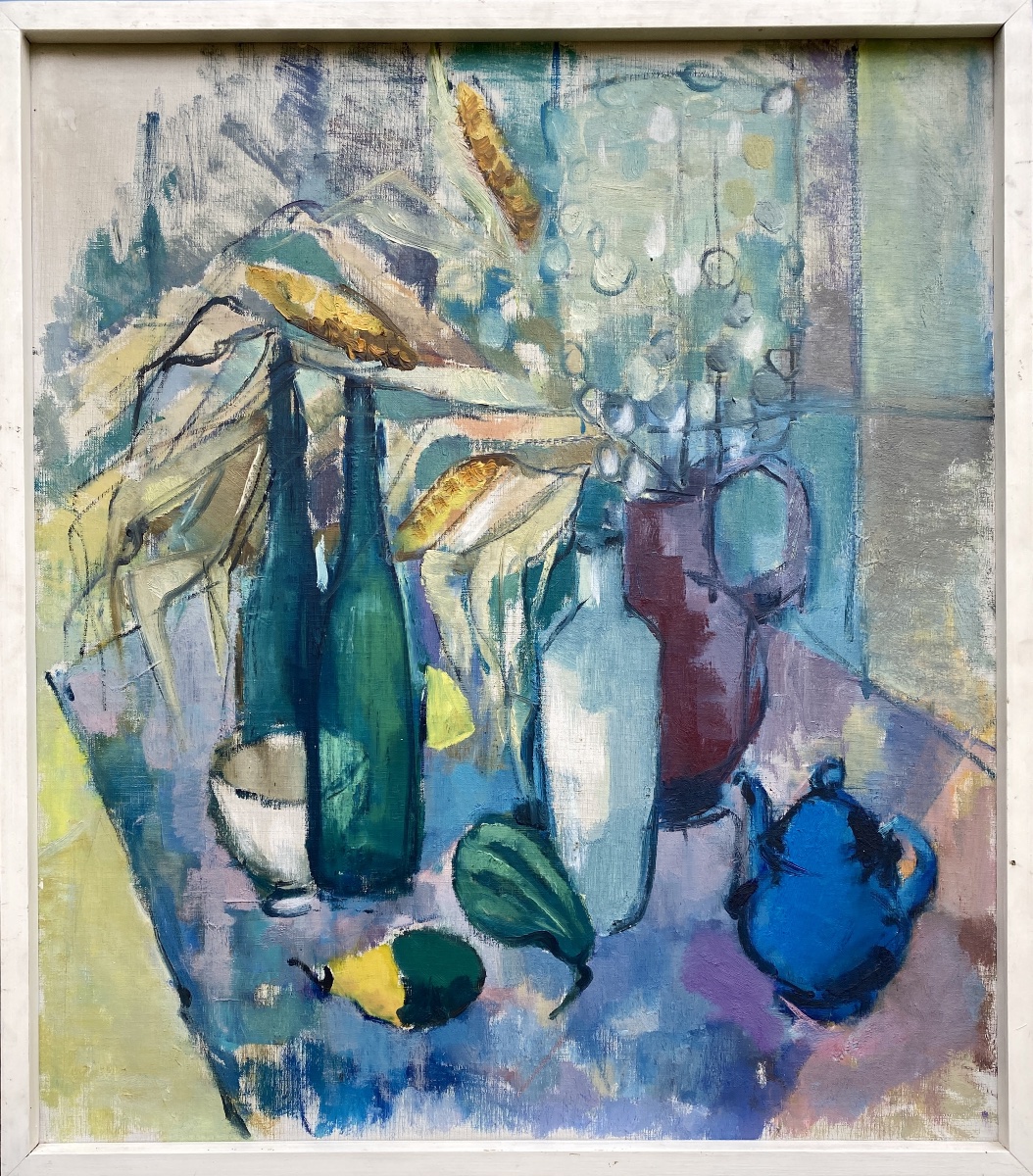 20th-century Artist, 20th Century, European School - “still Life With A Blue Teapot”