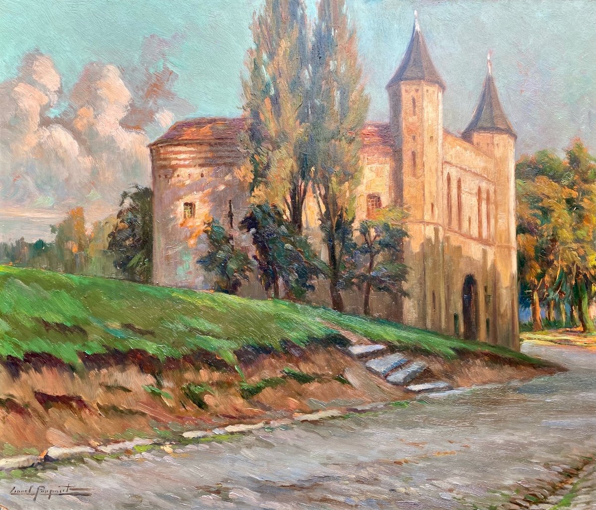 Porte De La Ville De Bruges - Kruispoort, Poupaert Lionel, Bruges 1900 - 1989, Peintre Belge,  École De Bruges